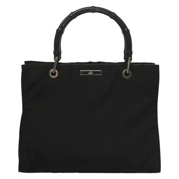 Gucci Bamboo Black NYLON tote - Picture 1 of 10